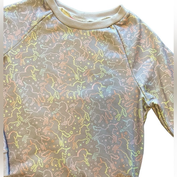 Penelope Mack Size 10-12 Girls Unicorn Pullover Crewneck Sweatshirt - Picture 3 of 6